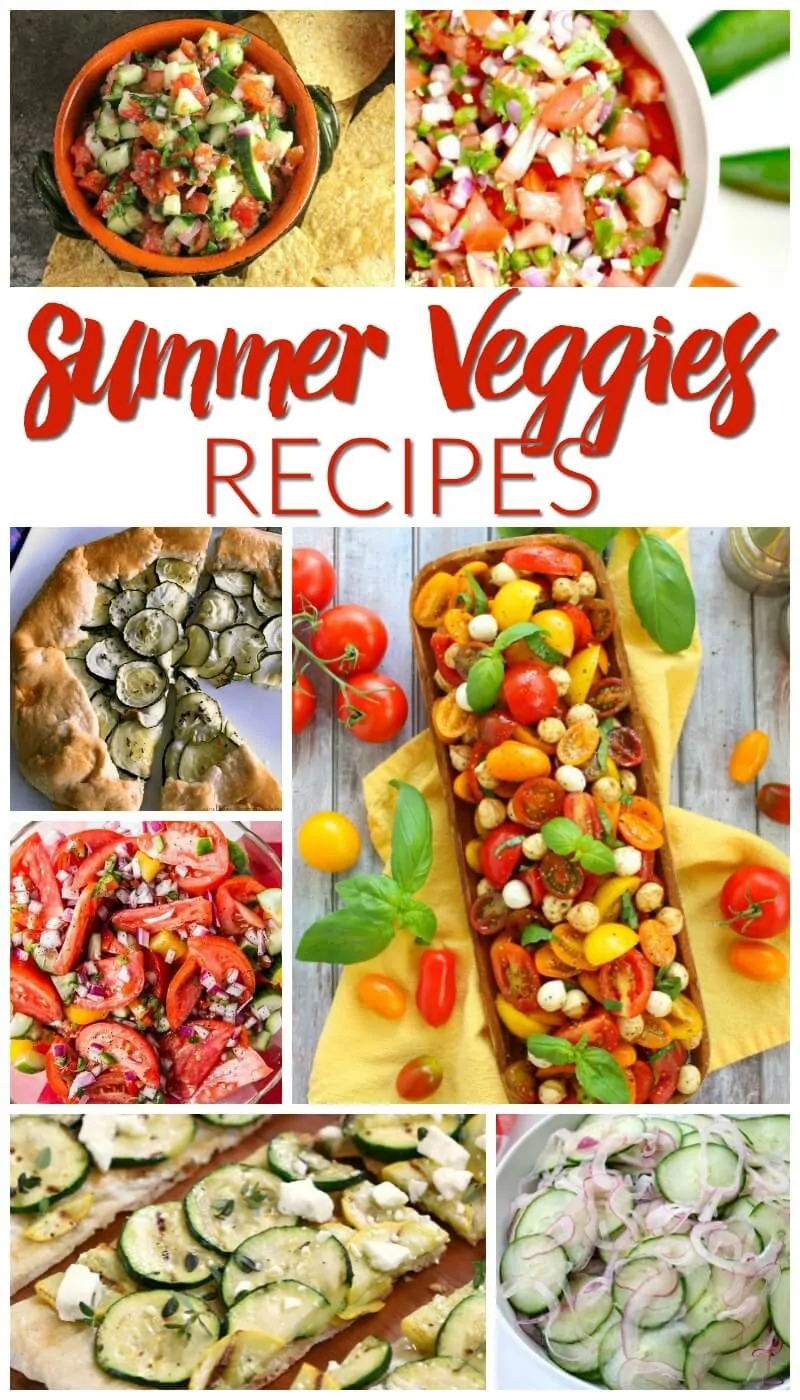 Summer Veggies Recipes - Summer Vegetables