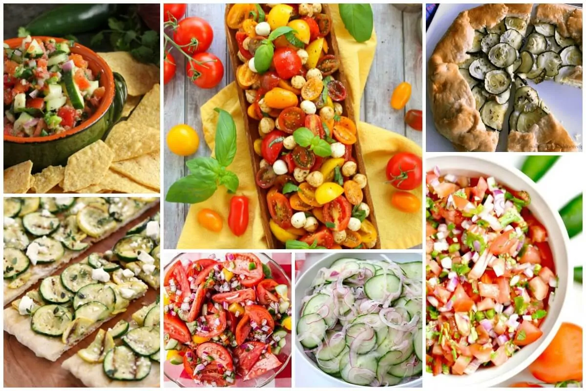 Summer Veggies Recipes - Summer Vegetables