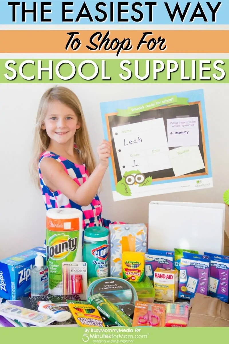 The Easiest Way To Shop For School Supplies