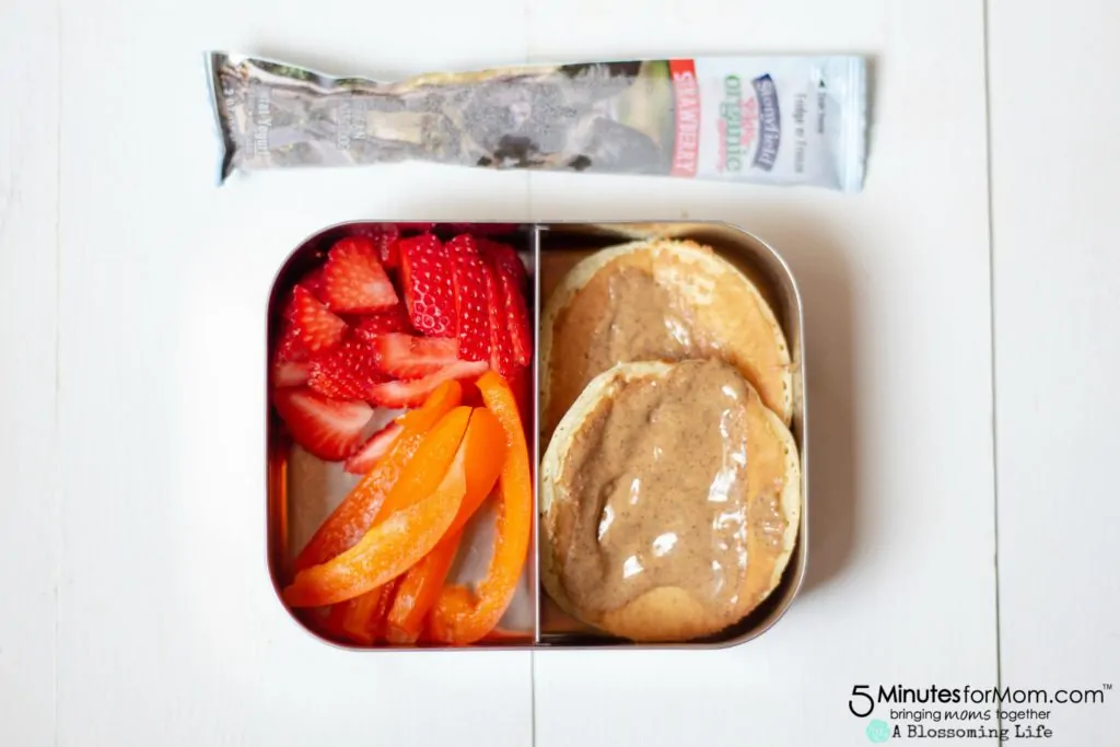 Easy School Lunches - Create You Own Pancake (or waffle) Tacos