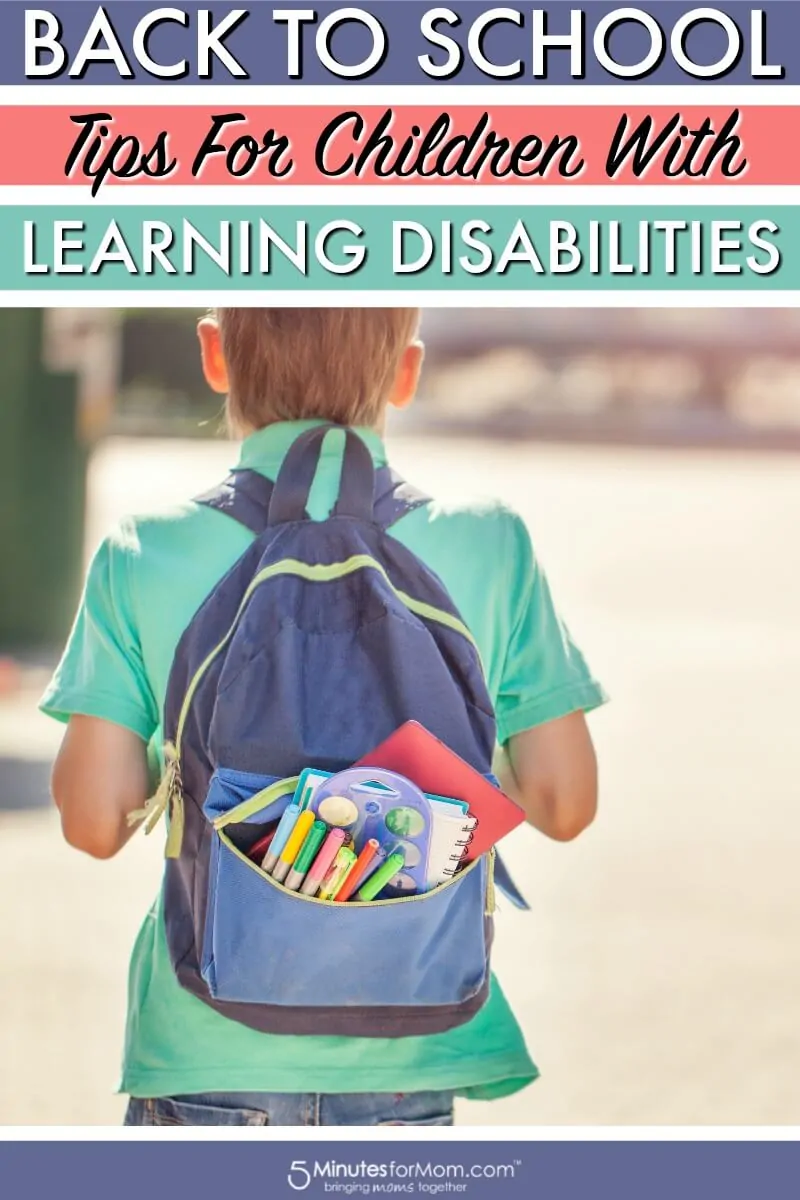 Back to School Tips for Children With Learning Disabilities