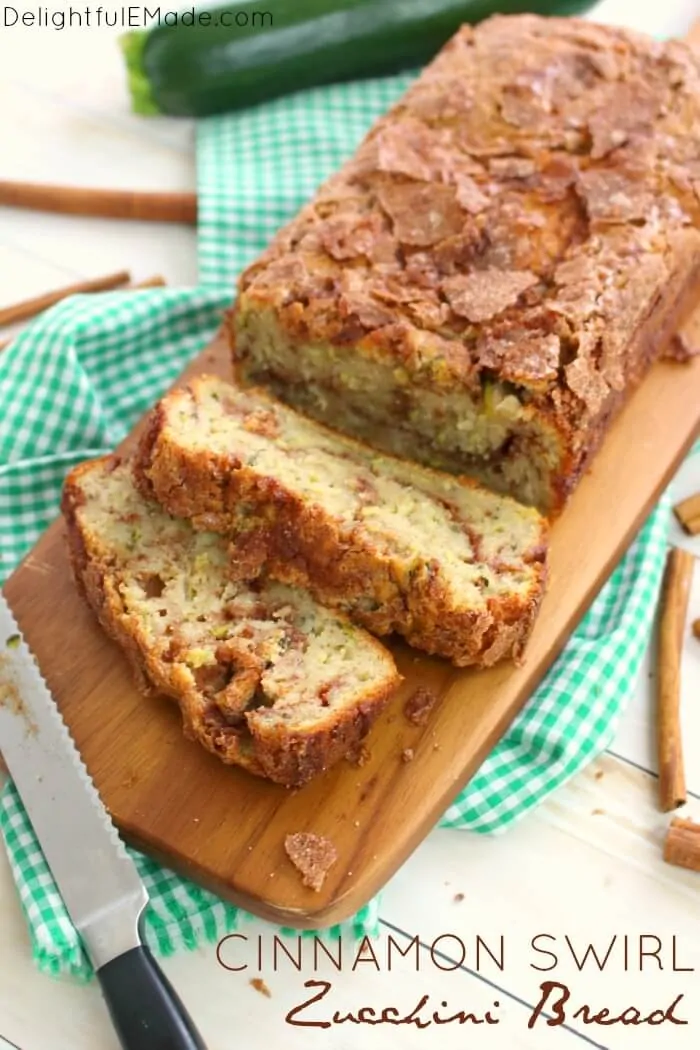 Cinnamon Swirl Zucchini Bread