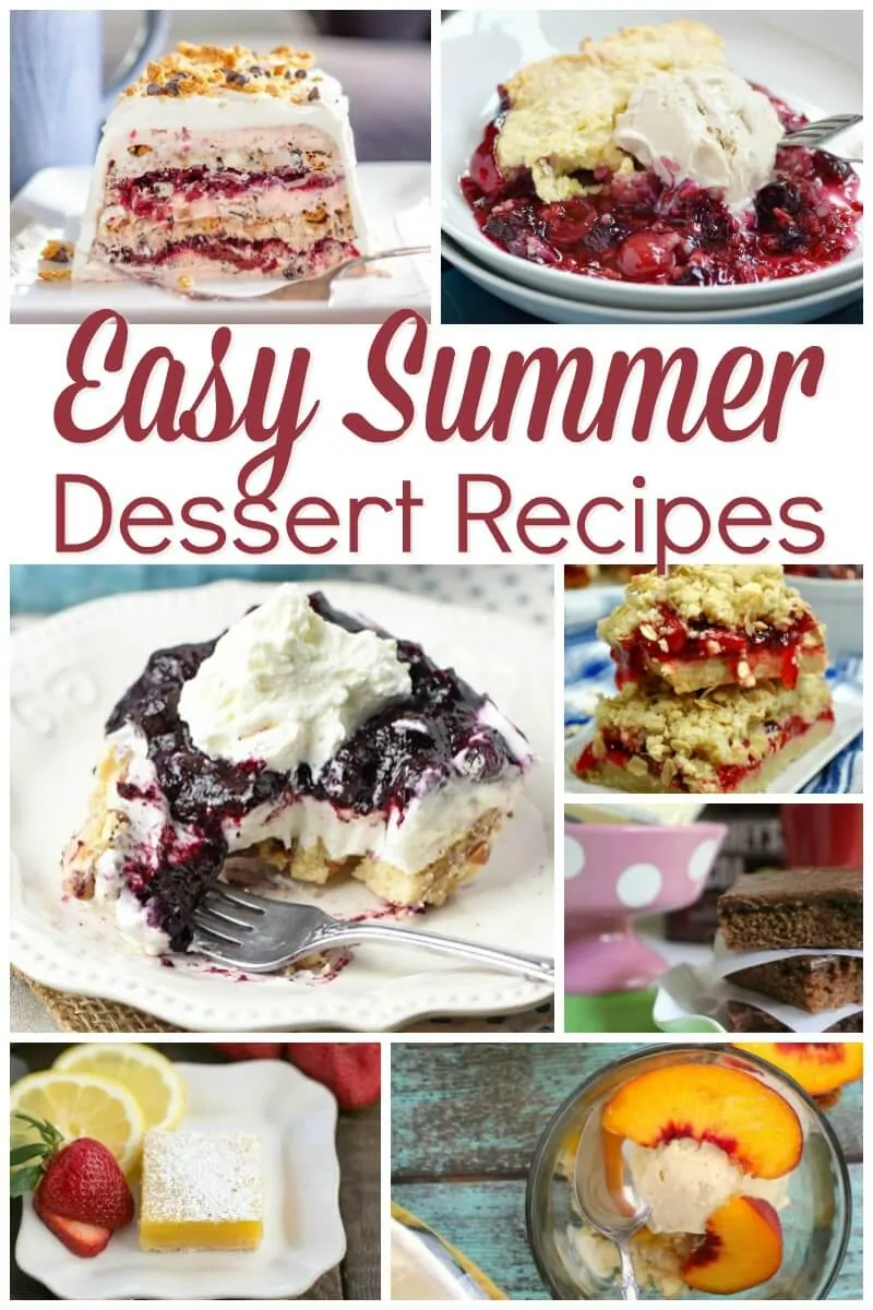 Easy Summer Dessert Recipes