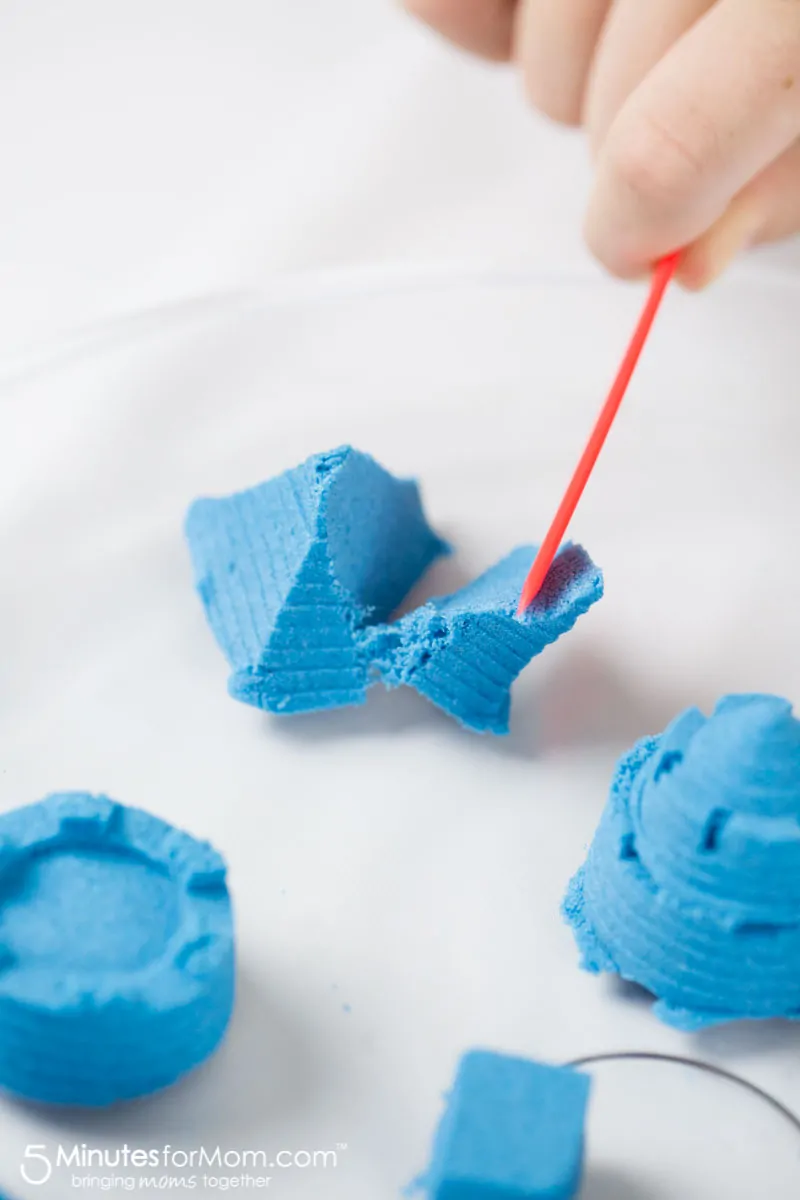 Making Castles with Kinetic Sand