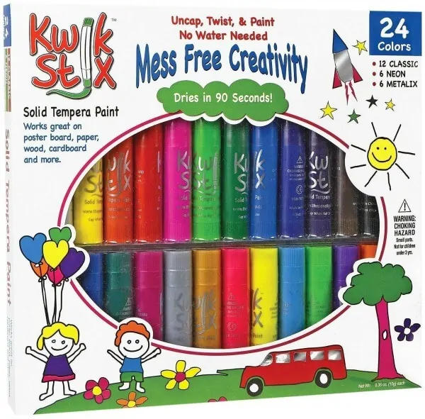 KwikStix Paint Sticks - Great for preschool back to school supplies