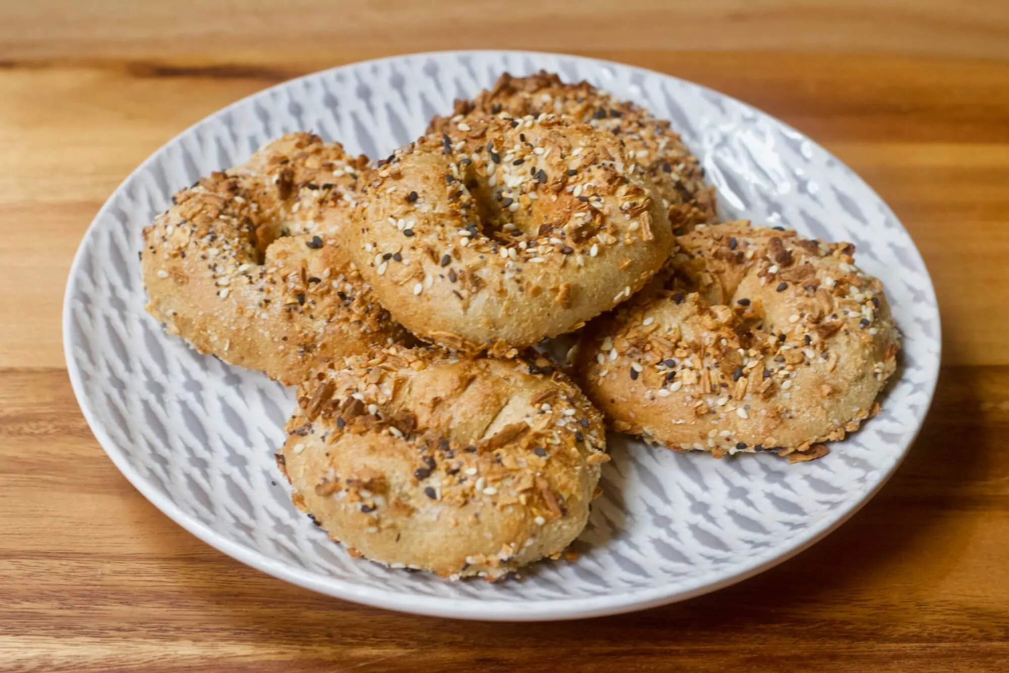 air fryer bagels recipe