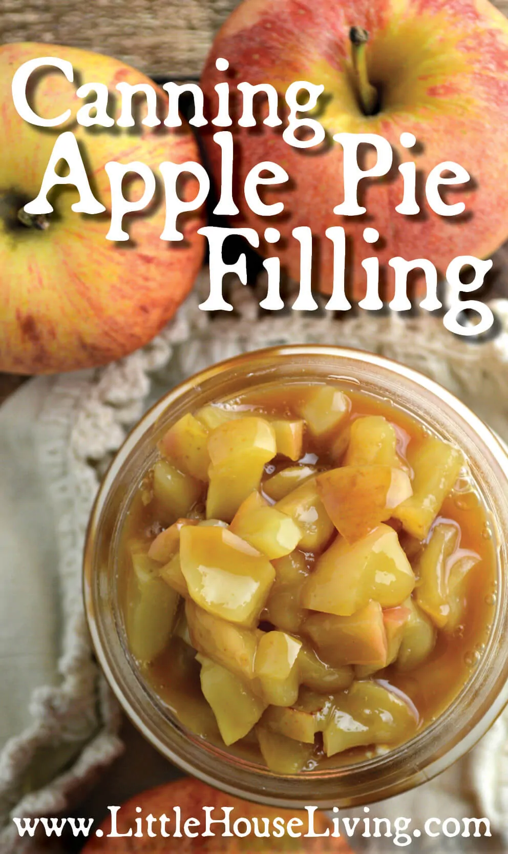 Canning Apple Pie Filling from Little House Living 2