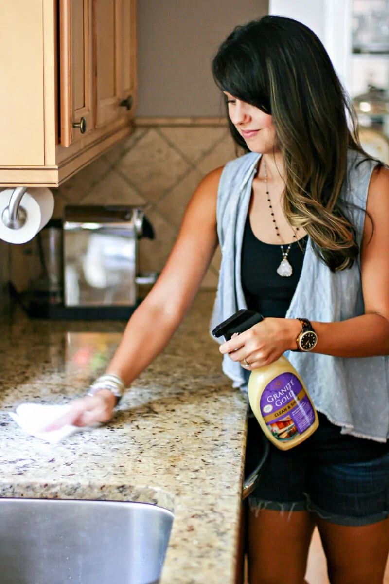 How To Clean Granite Countertops And Polish Them At The Same Time