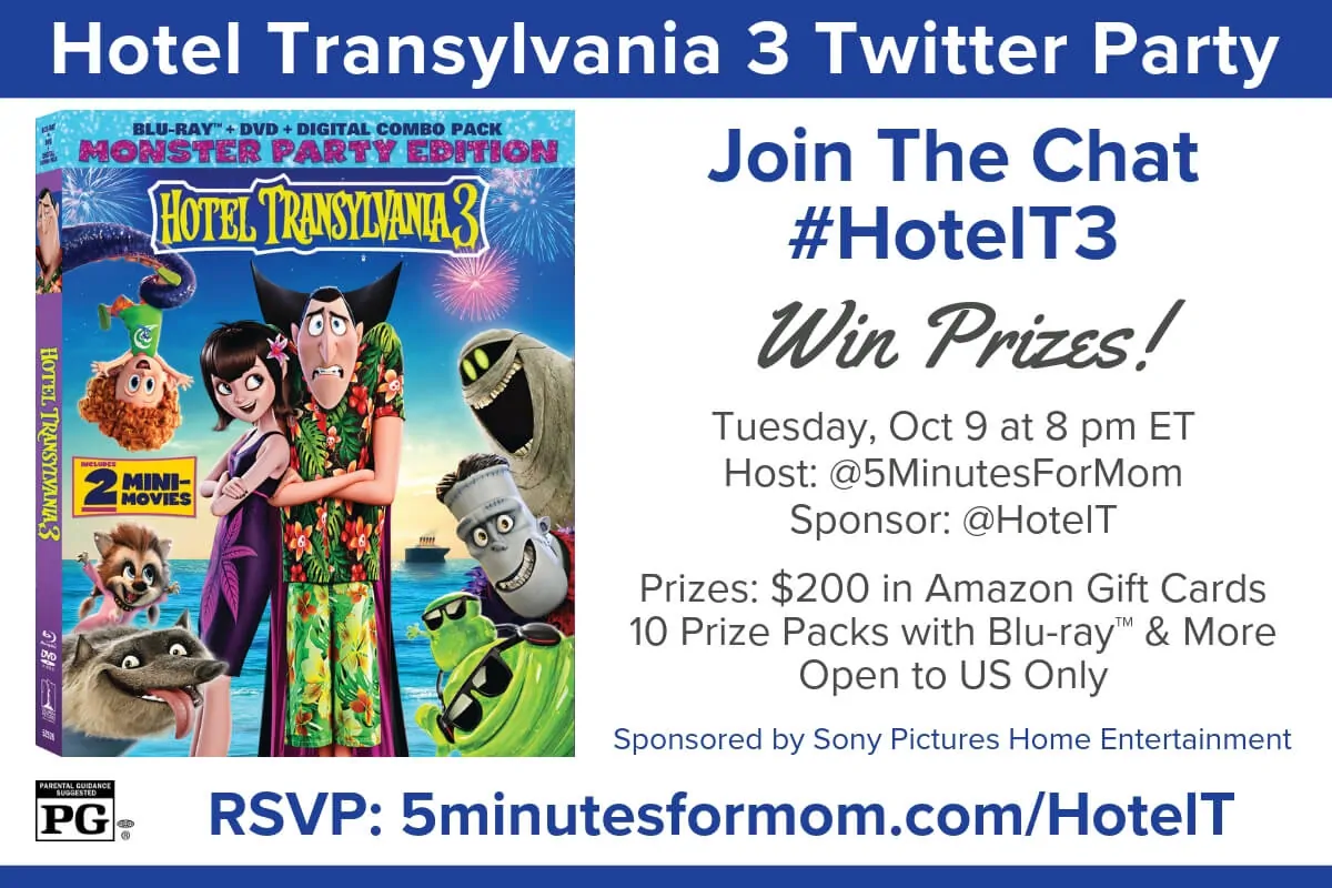 HotelT3 Hotel Transylvania 3 Twitter Party