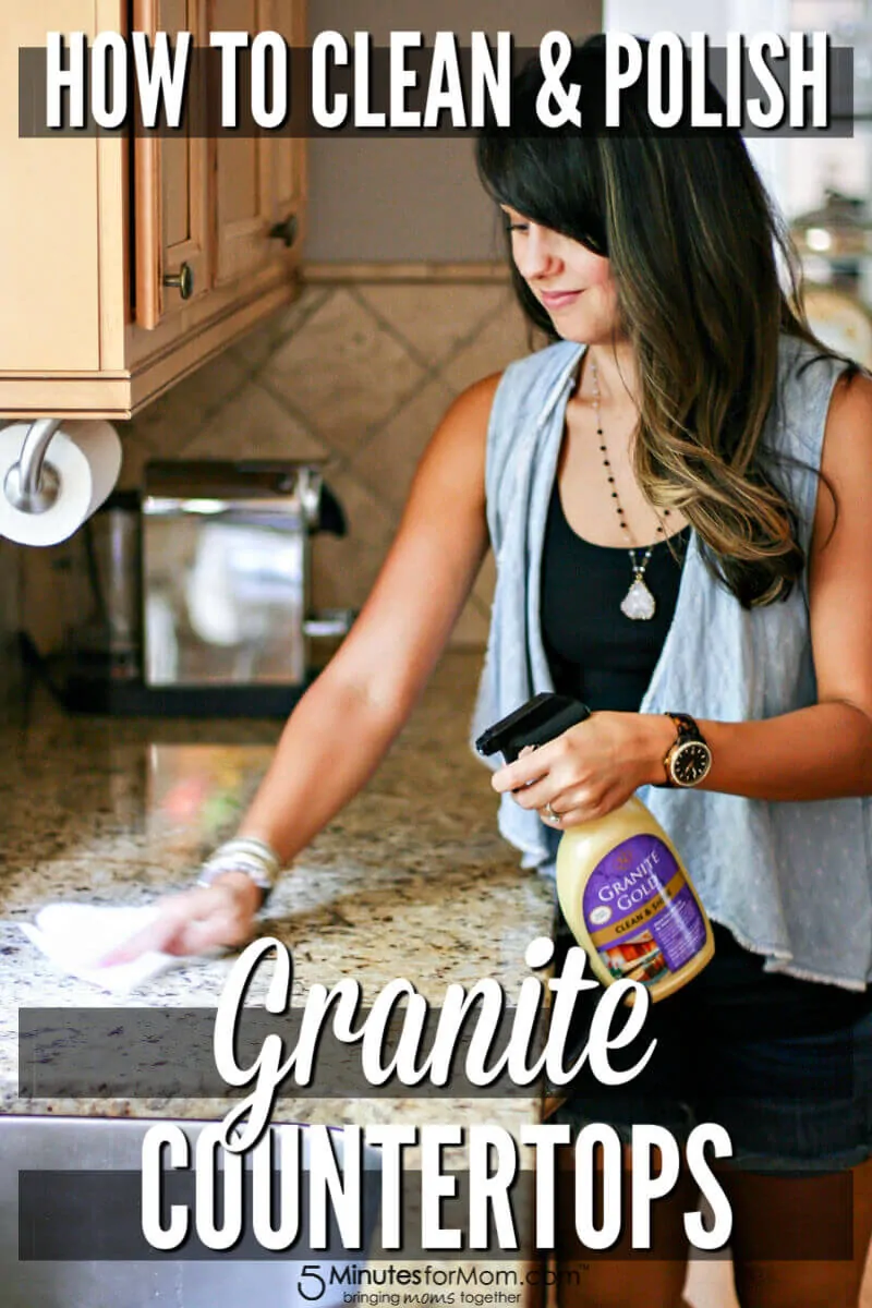 How To Clean Granite Countertops And Polish Them At The Same Time