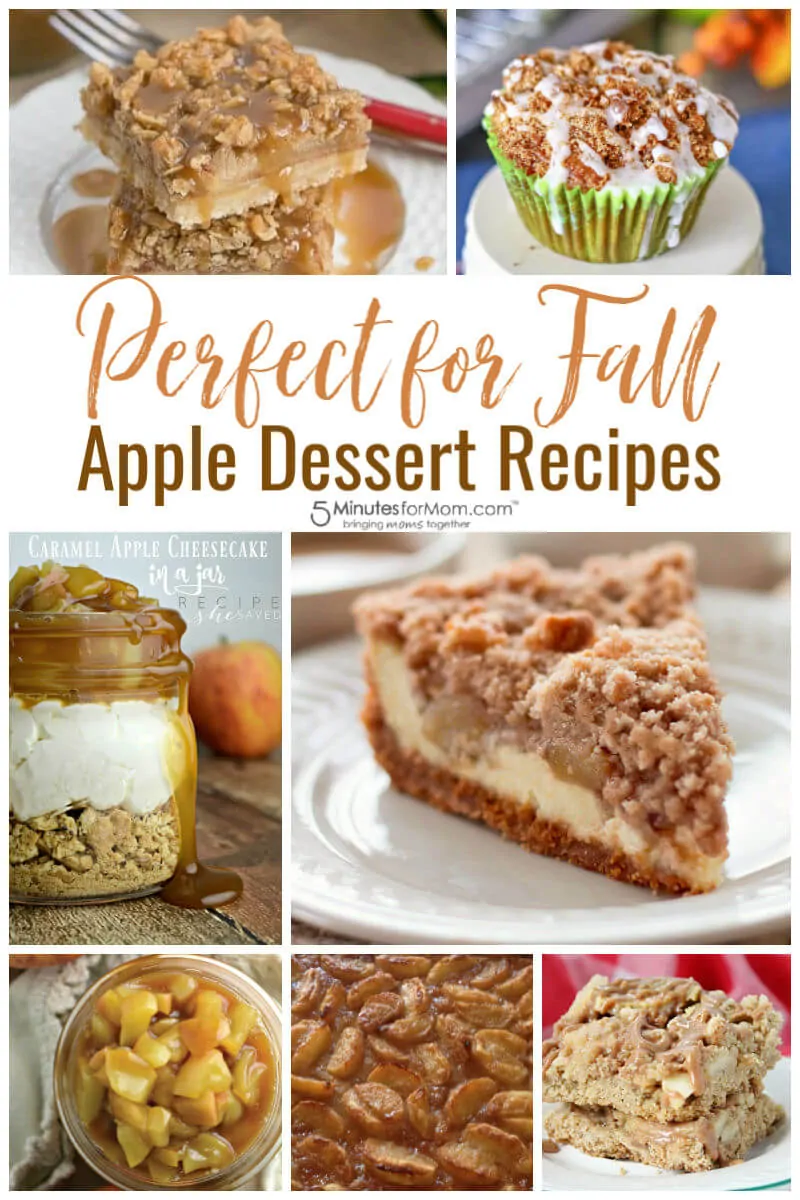 Perfect for Fall Apple Dessert Recipes