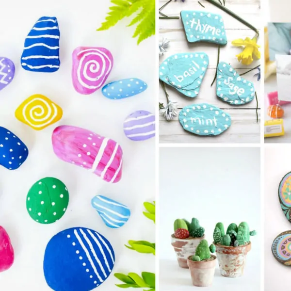 20 Easy Rock Painting Ideas You And Your Kids Will Love