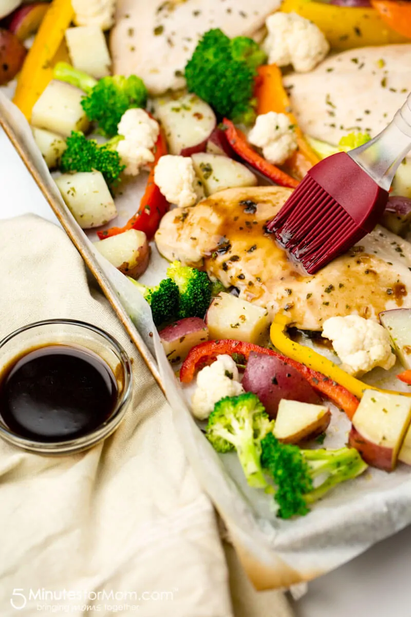 Sheet Pan Maple-Glazed Chicken