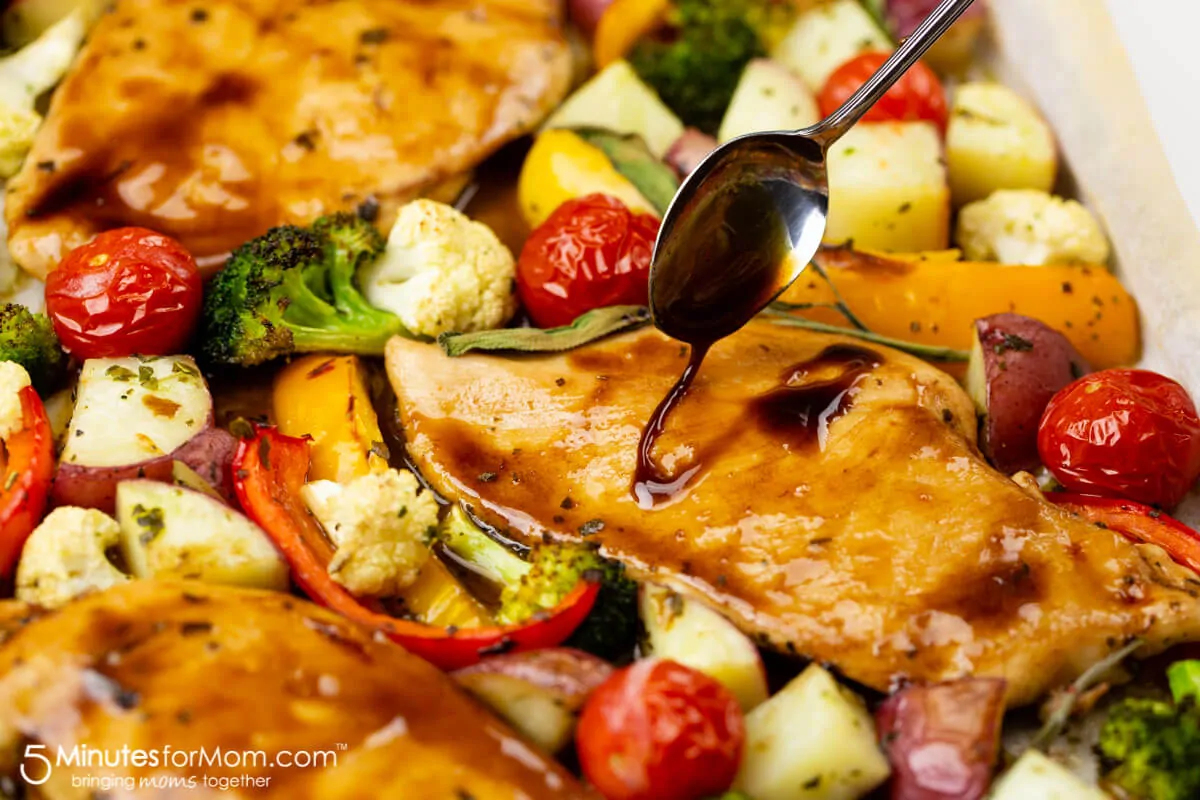 Sheet Pan Maple-Glazed Chicken