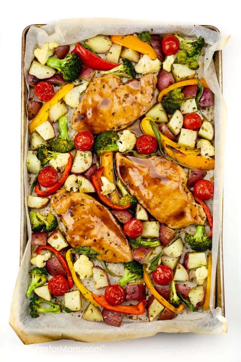 Sheet Pan Maple-Glazed Chicken