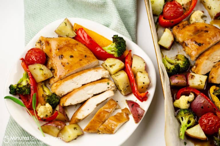 Sheet Pan Maple-Glazed Chicken