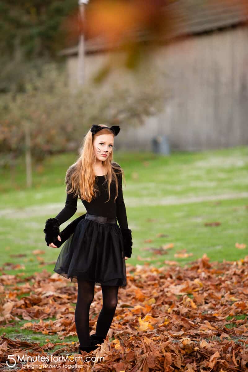 DIY Black Cat Costume for Teen Girls 5 Minutes for Mom