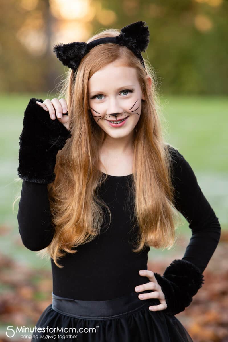 DIY Cat Costume for Teens 5 Minutes for Mom