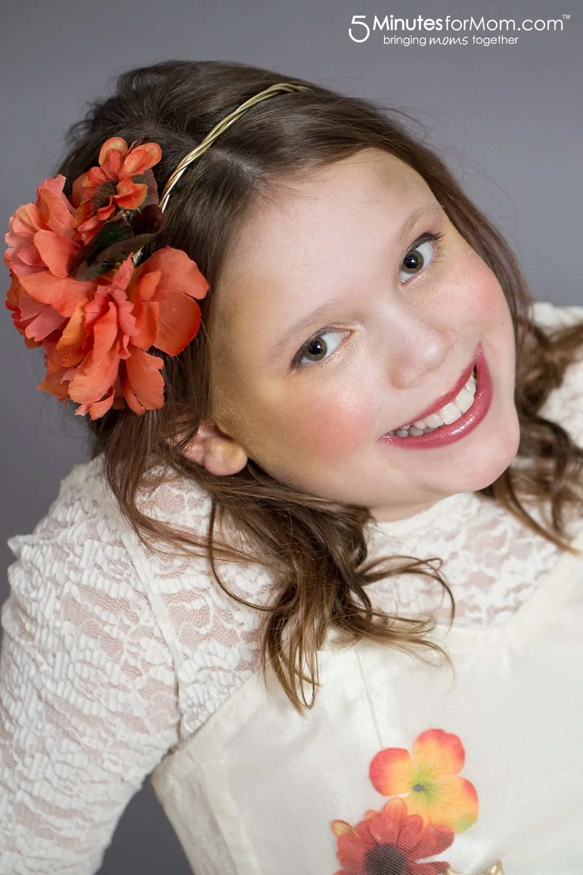 DIY Flower Crown - perfect for DIY Halloween Costumes for Girls