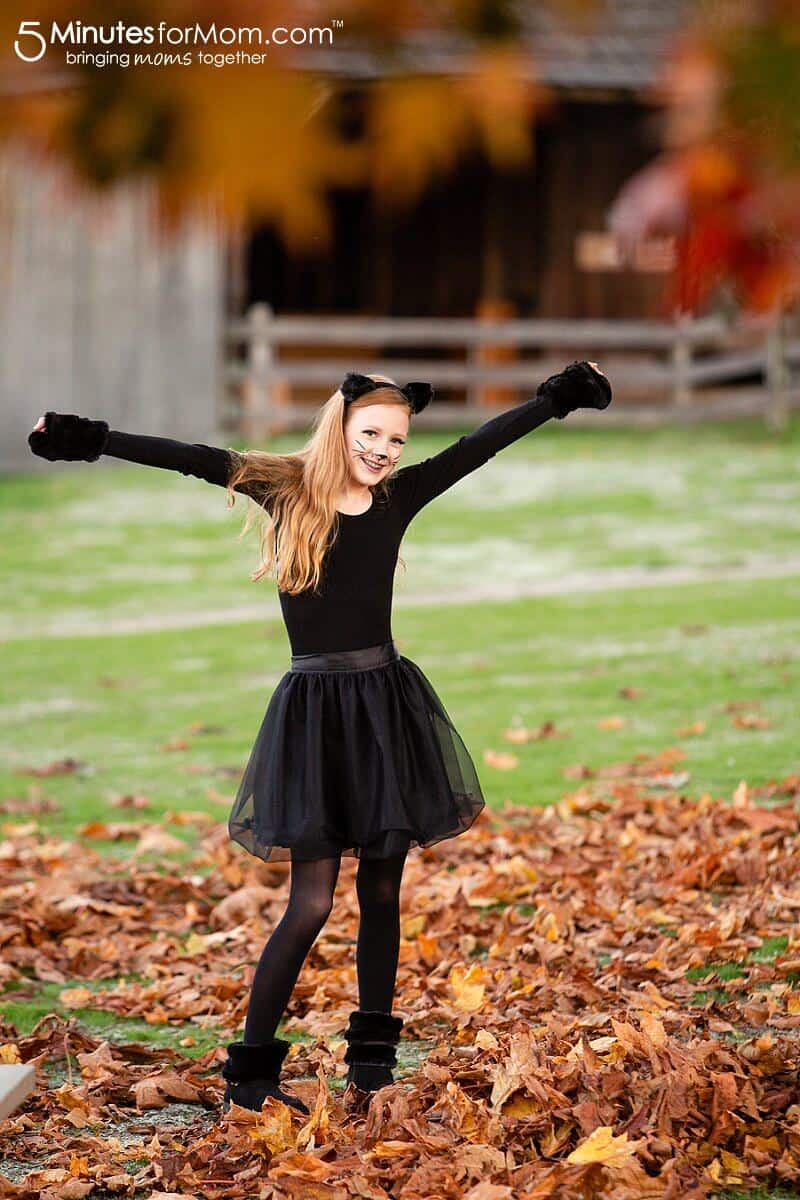 teen black cat costume