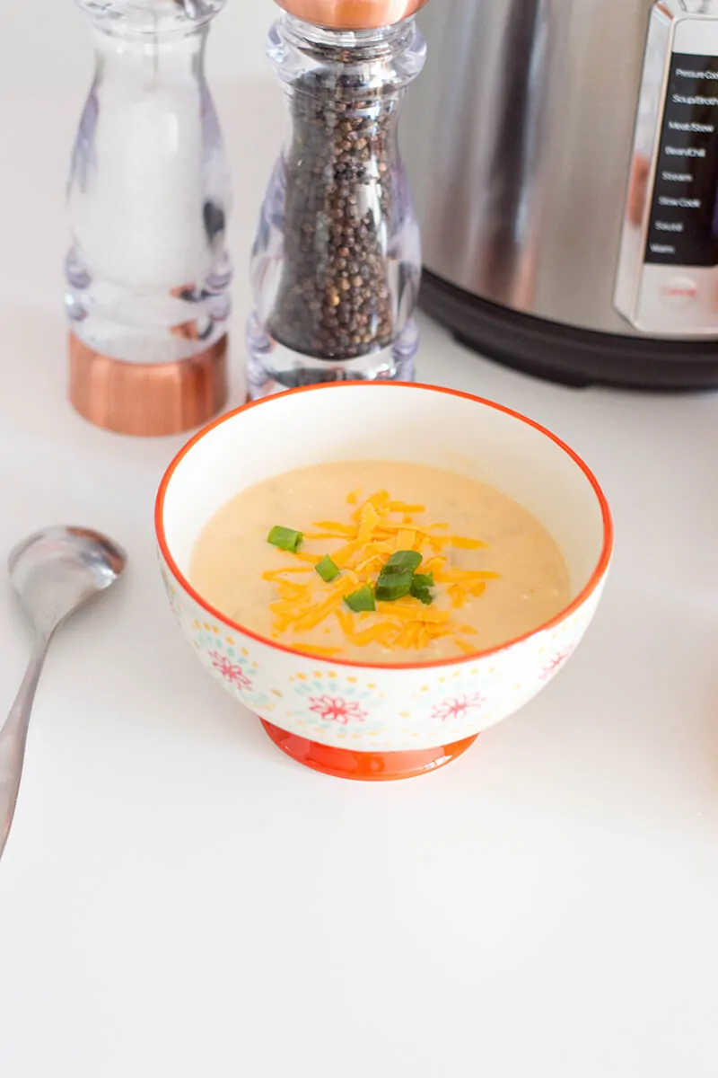 Don't be intimidated by your Instant Pot! This flavorful Instant Pot potato soup is everything you need for the Autumn season.