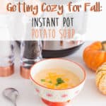 Instant Pot Potato Soup - Quick and Easy Recipe #instantpot #potatosoup