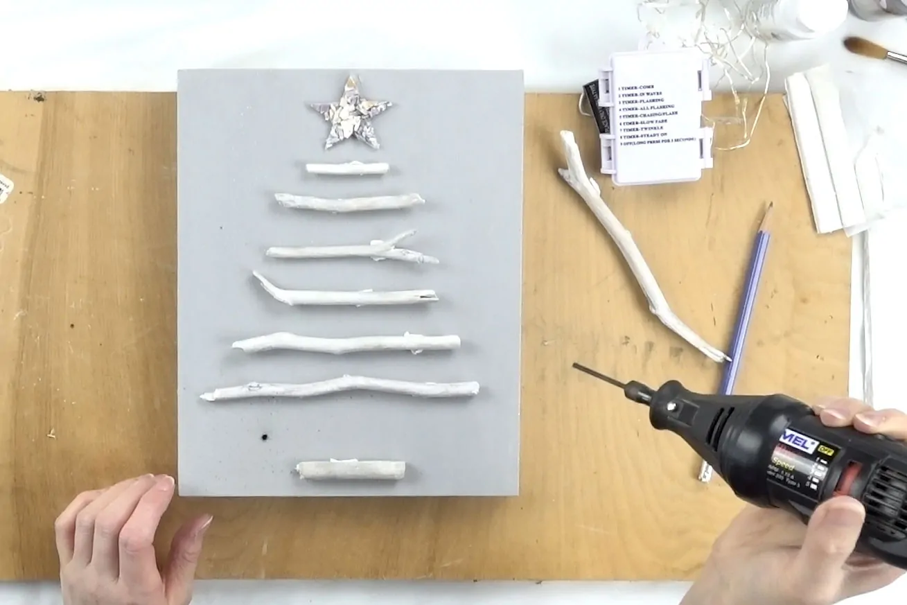 Driftwood Christmas Tree Craft