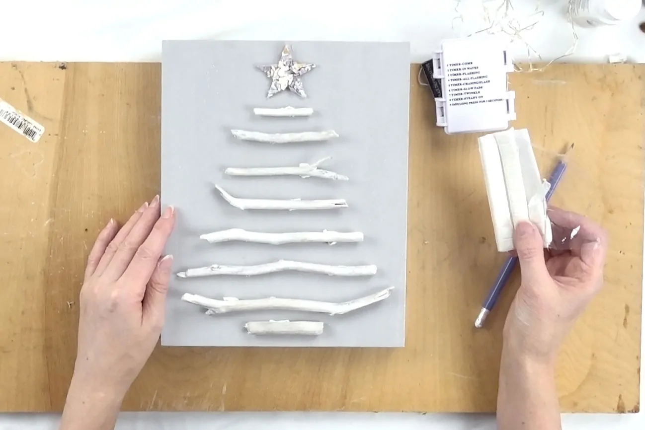 Driftwood Christmas Tree Craft