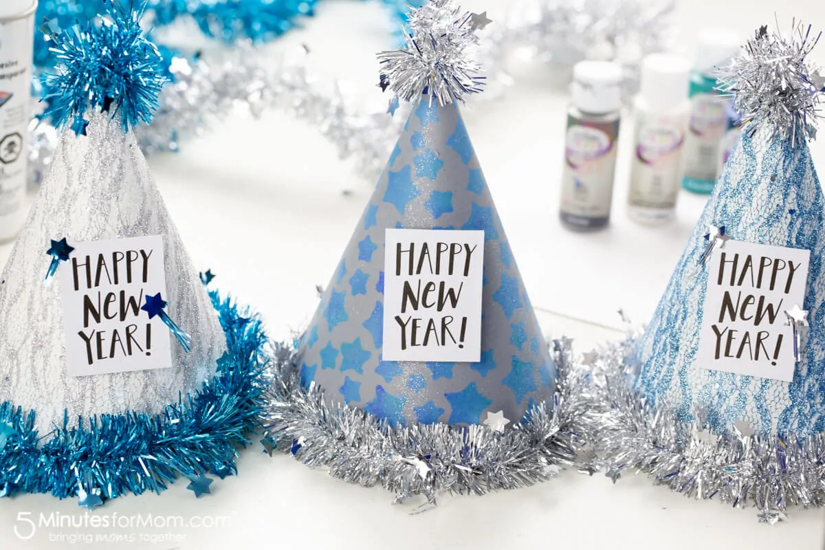 DIY New Years Eve Party Hats