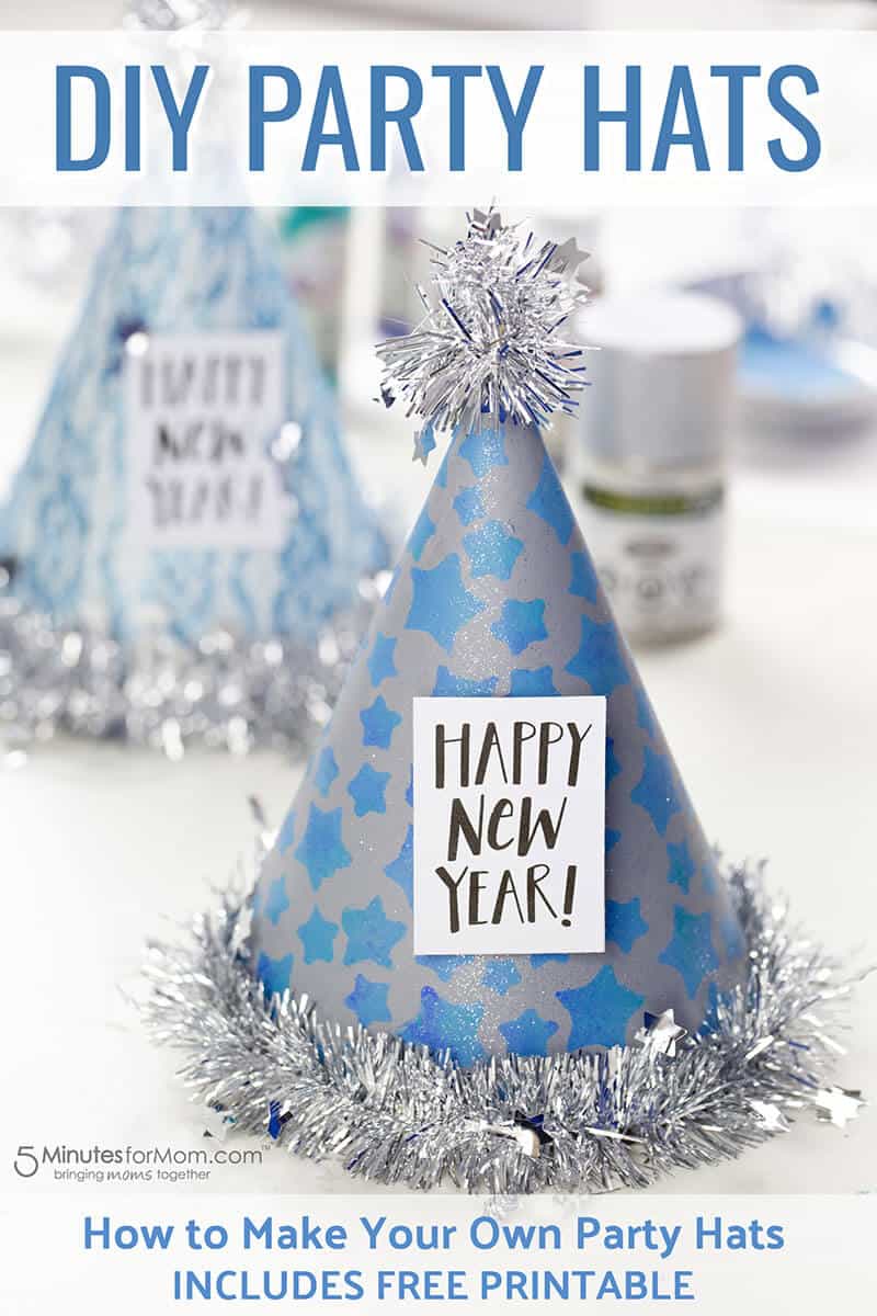 DIY Party Hats with free printables