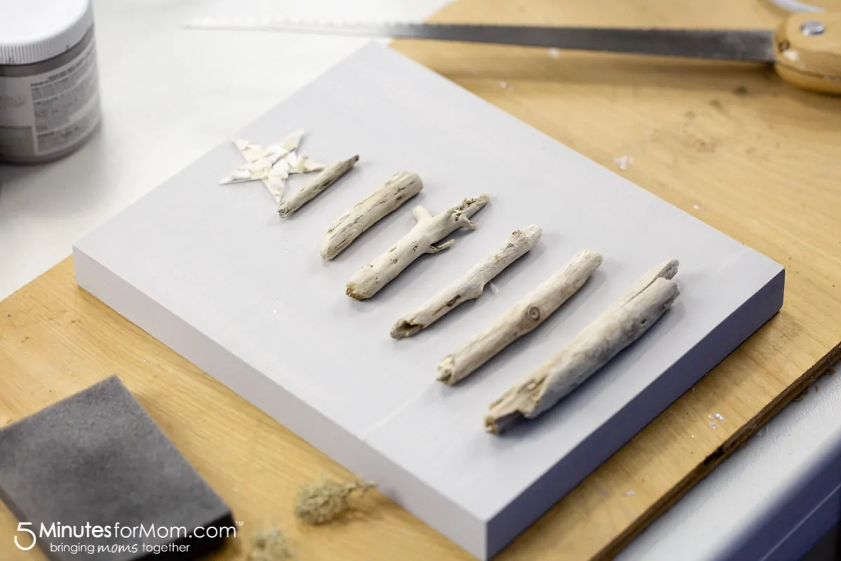 Driftwood Christmas Tree Craft