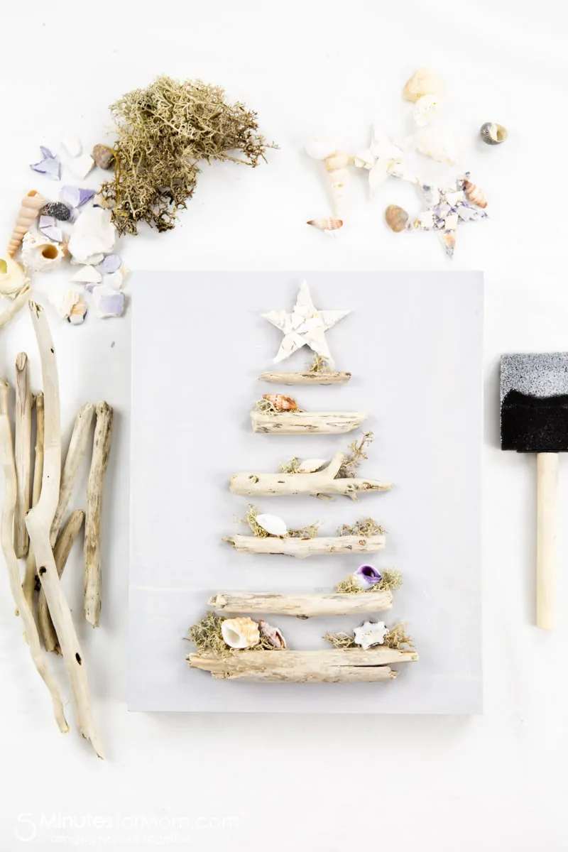 Driftwood Christmas Tree Craft