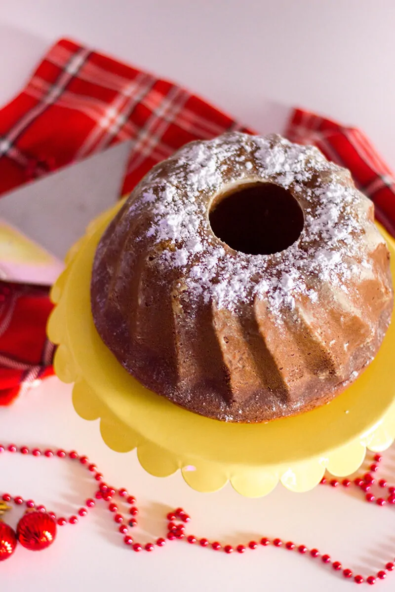 Giving a holiday favourite a creative twist with this homemade, from scratch Gingerbread Bundt Cake.