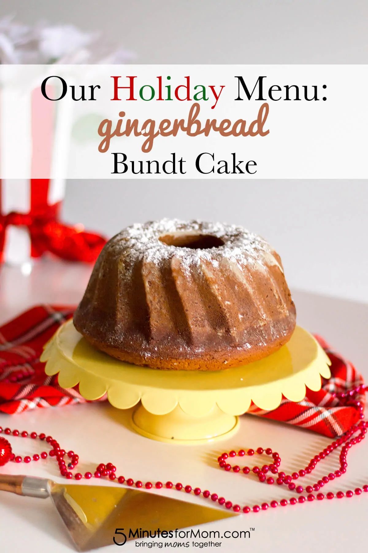 Giving a holiday favourite a creative twist with this homemade, from scratch Gingerbread Bundt Cake.