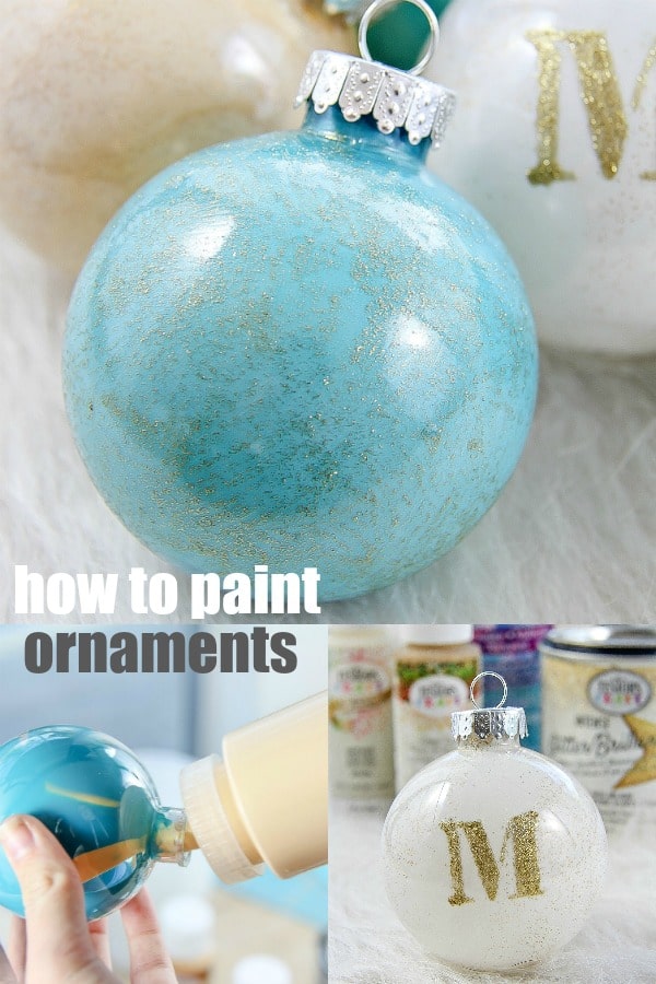 How To Paint Christmas Ornaments