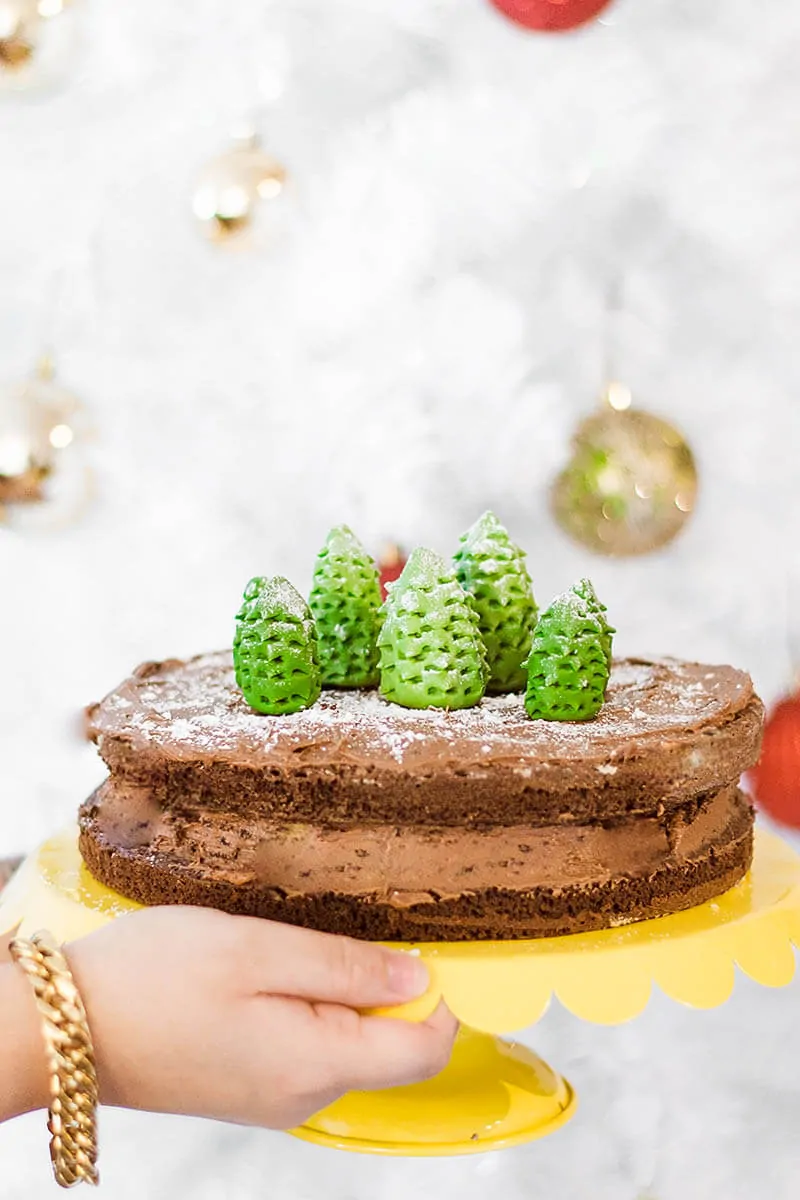 How to make a Christmas Tree Cake