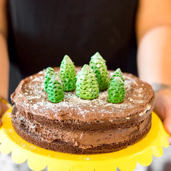 How to Make a Christmas Tree Cake