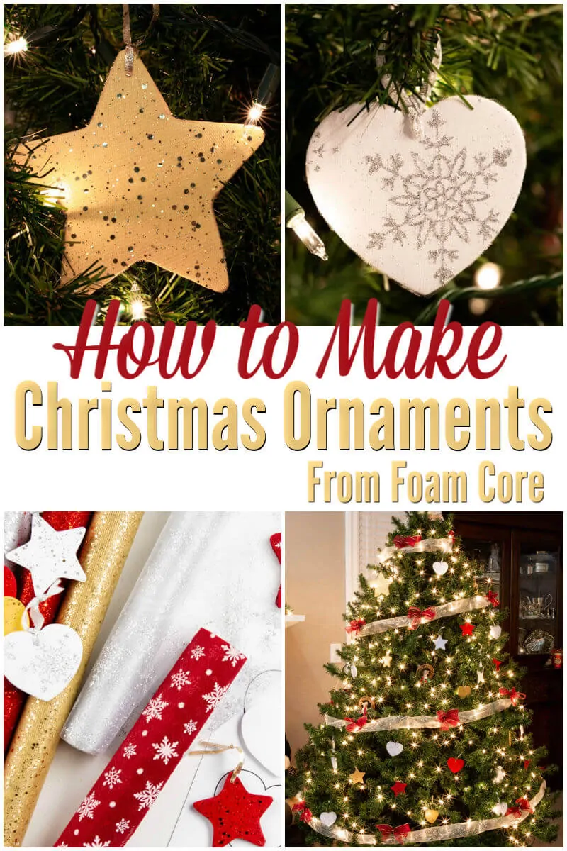 Stunning DIY Christmas Ornaments Made with Lightweight Foam Core - 5 ...