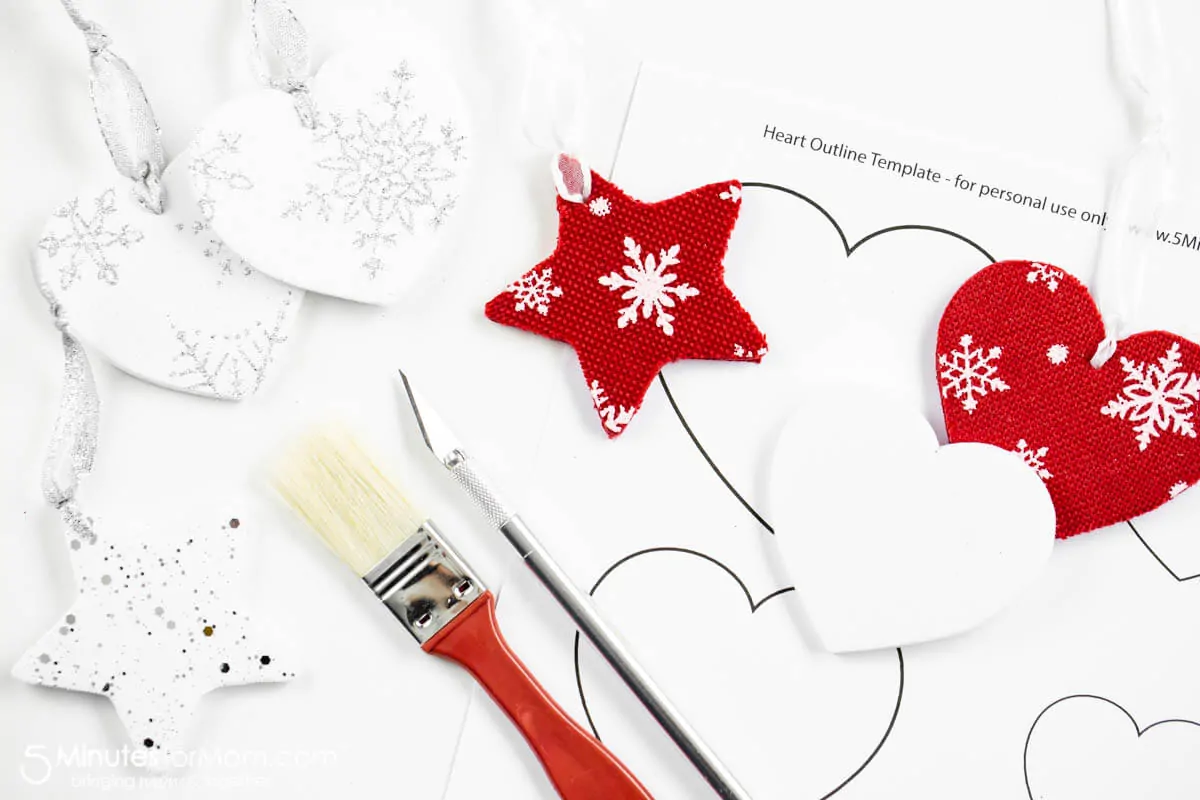 Free Printables for DIY Foam Core Christmas Ornaments