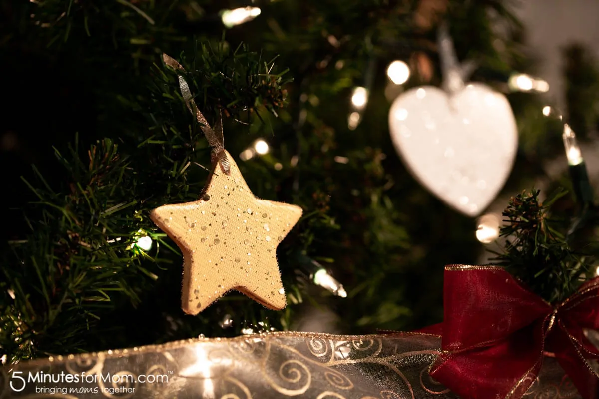 DIY Foam Core Christmas Ornaments