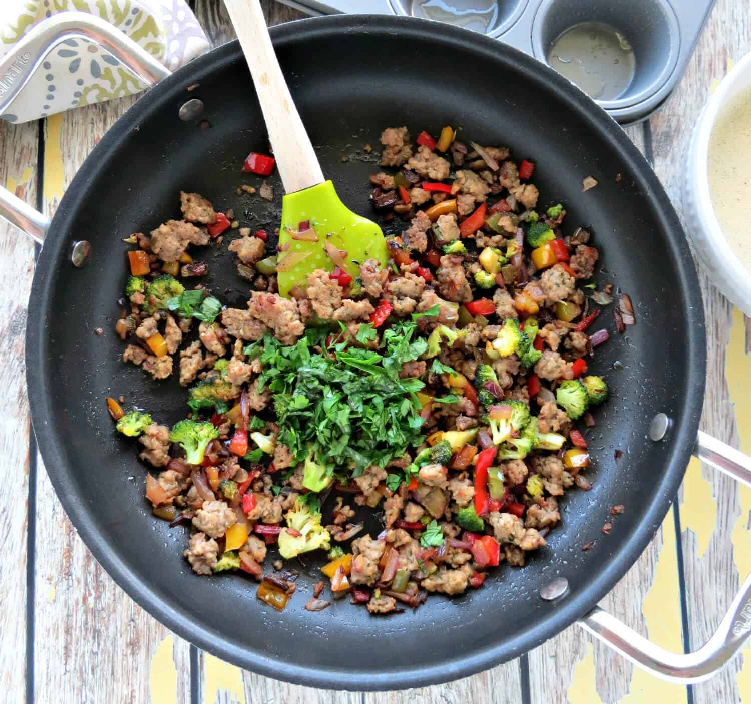 How To Make Breakfast Egg Muffins Step 1