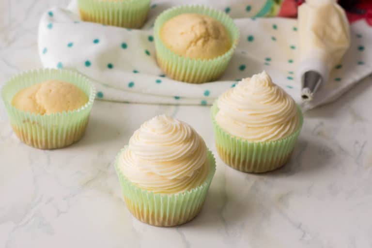 Homemade Vanilla Cupcakes From Scratch