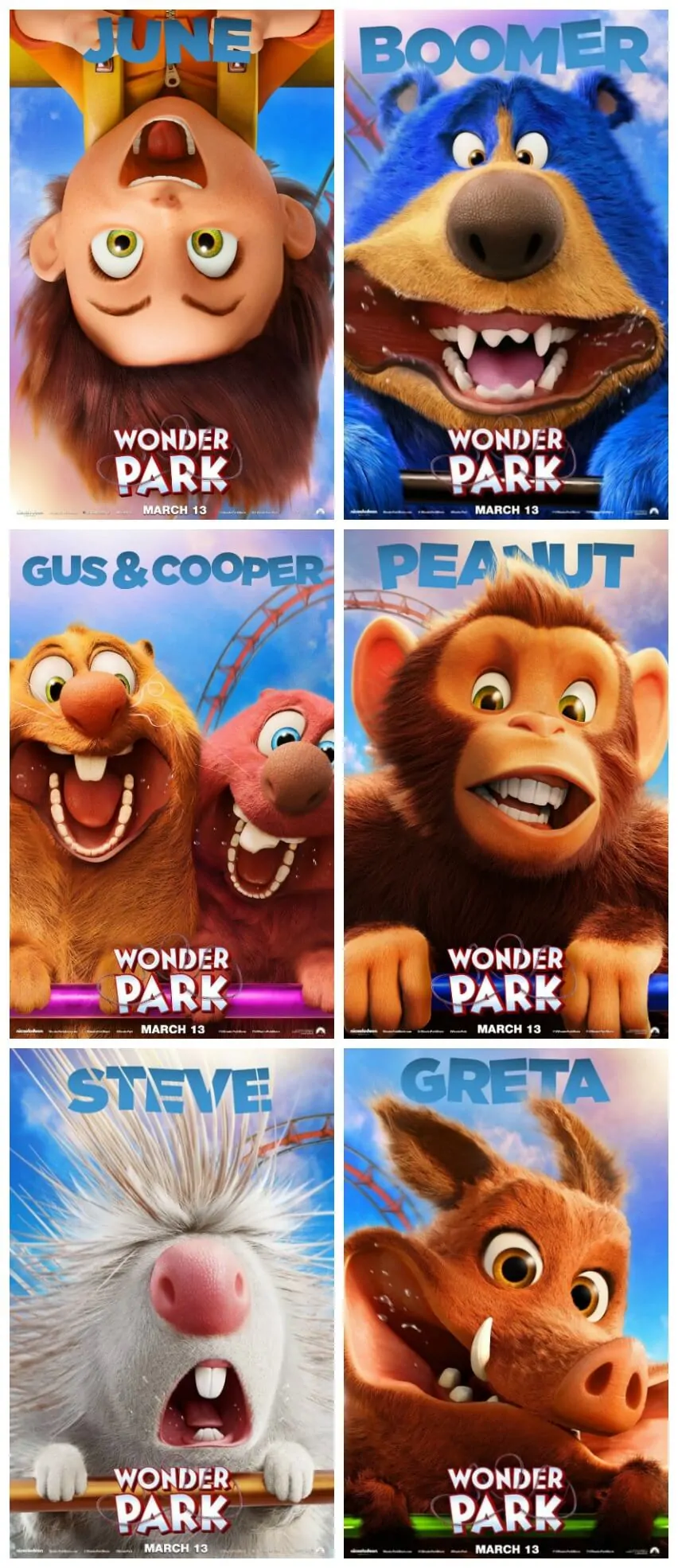 Meet the Wonder Park Characters