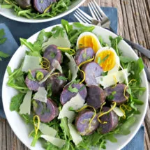 Purple Potato Salad with Herb Vinaigrette