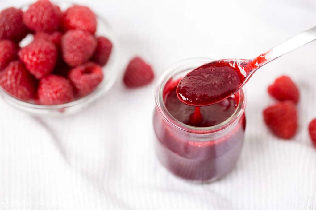 Raspberry Coulis How To Make Raspberry Sauce 5 Minutes for Mom