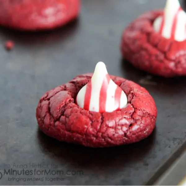 Red Velvet Cake Mix Cookies