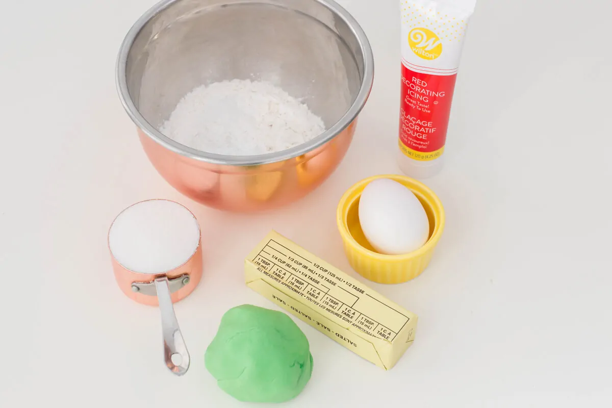 St. Patrick's Day Sugar Cookies Ingredients