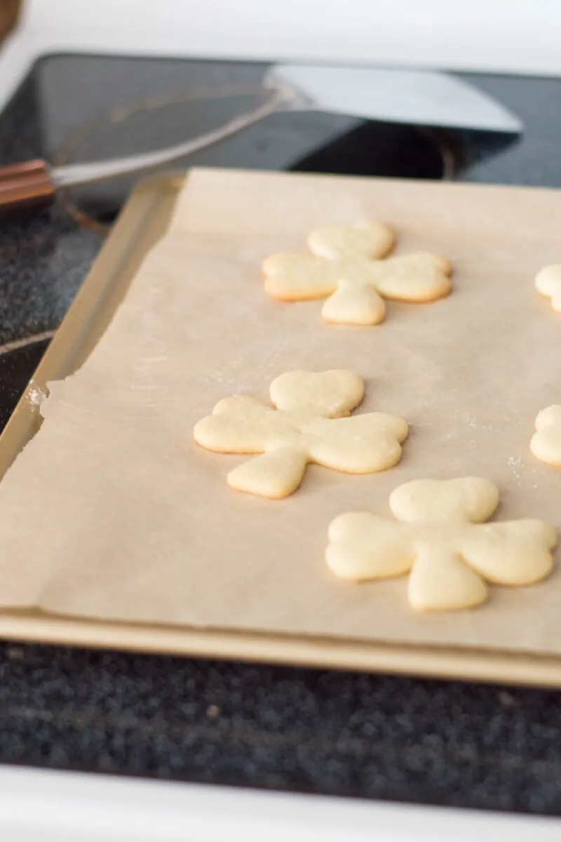 Baking St. Patrick's Day Sugar Cookies