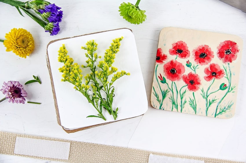 DIY Flower Press How To Press Flowers 5 Minutes for Mom