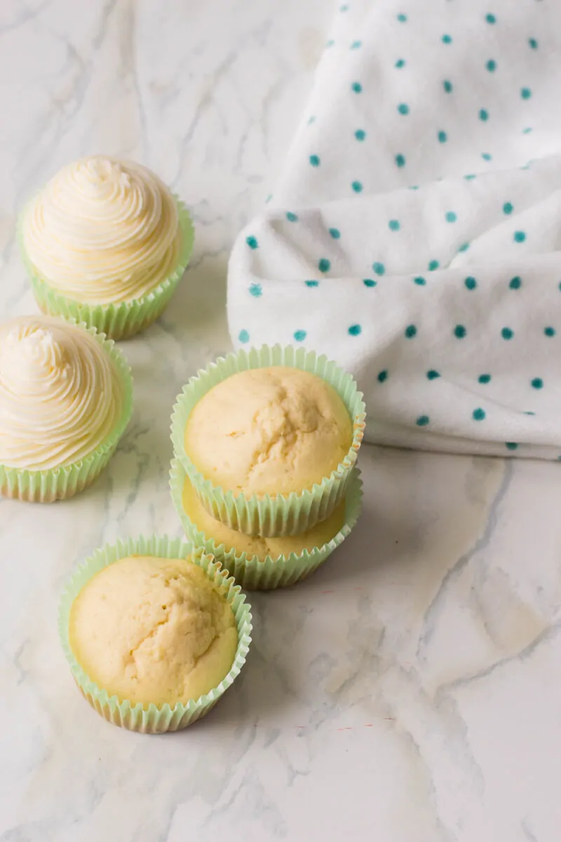 Step-by-step tutorial on how to make your own batch of homemade vanilla cupcakes.